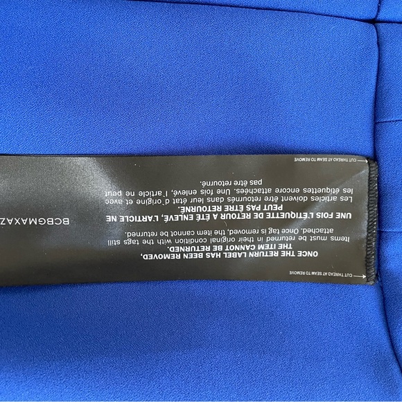 BCBG Maxazria party dress.  Blue size 8.  Brand new, never worn - Picture 5 of 6